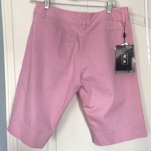 Adidas NWT Stretch Bermuda Golf Shorts. Pink Blossom, size 8.